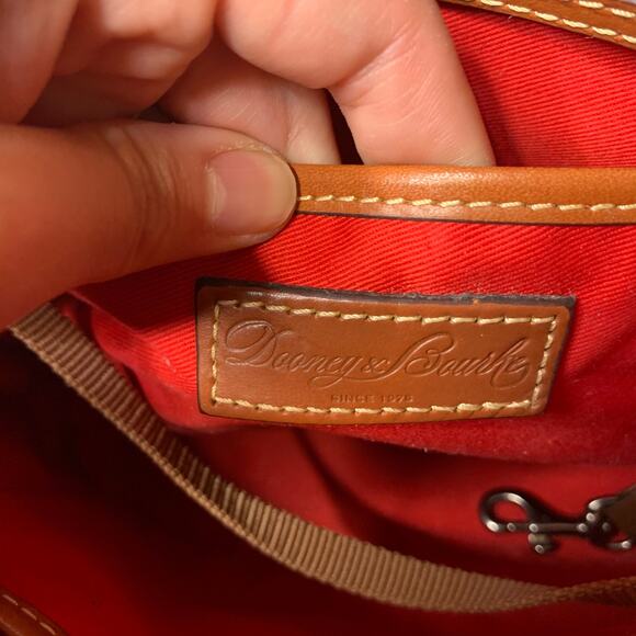 Dooney & Bourke Gray Leather Crossbody Handbags - Picture 12 of 13